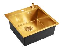 Кухонная мойка EMAR EMB-117A PVD Nano Golden Кухонная мойка EMAR EMB-117A PVD Nano Golden