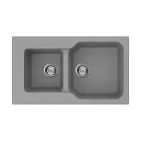 Кухонная мойка Omoikiri Maru 86-2-GR Tetogranit/leningrad grey Кухонная мойка Omoikiri Maru 86-2-GR Tetogranit/leningrad grey