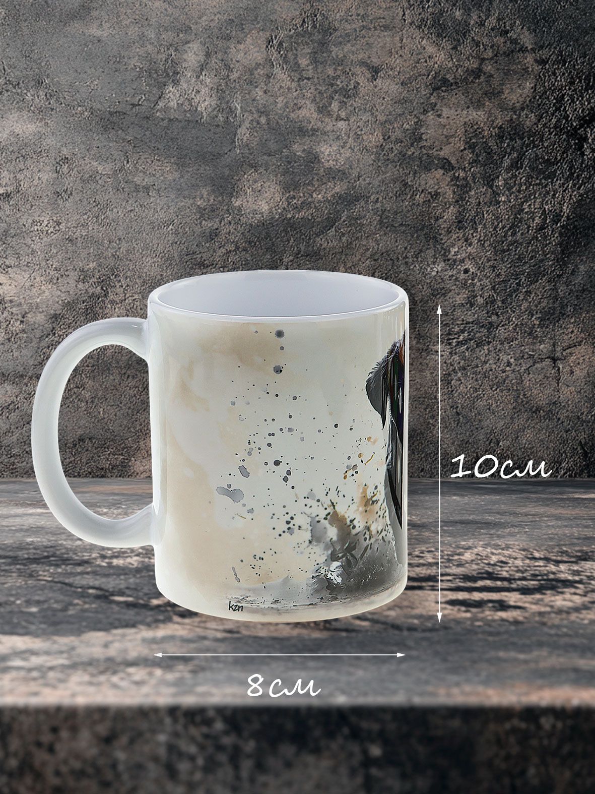 Кружка керамическая "Щенок - пушистый друг, милый подарок