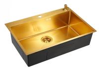 Кухонная мойка EMAR EMB-125A PVD Nano Golden Кухонная мойка EMAR EMB-125A PVD Nano Golden