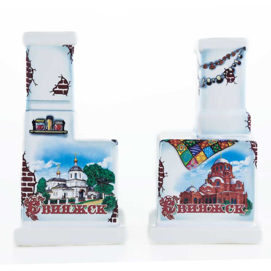 Колокольчик керамика печка Свияжск