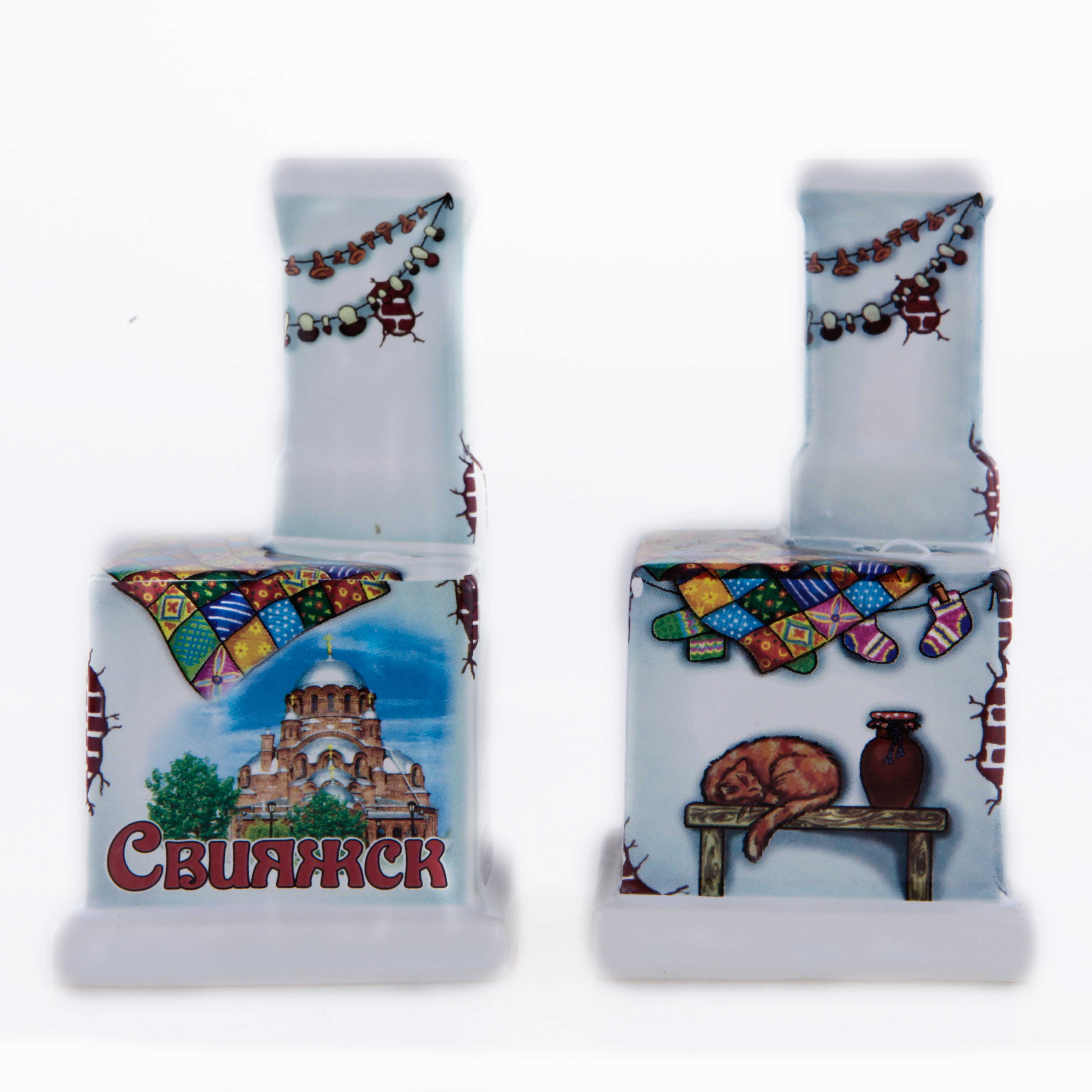 Колокольчик керамика печка Свияжск