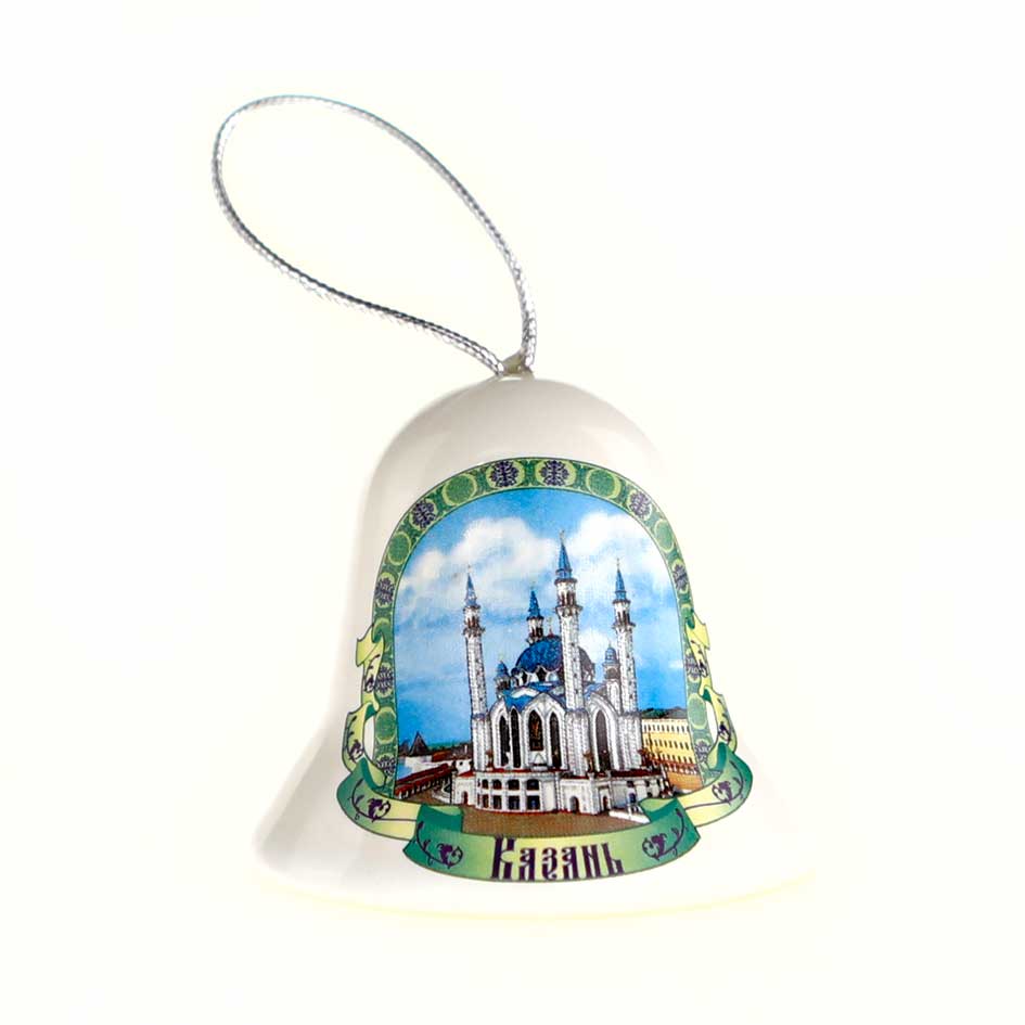 Колокольчик керамика большой круглый Казань