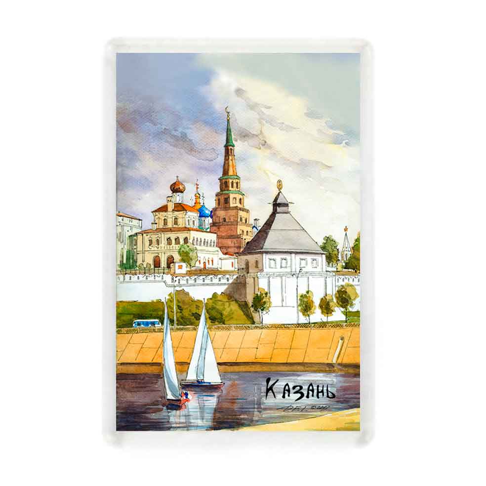 Магнит акрил 52х77мм  Казань