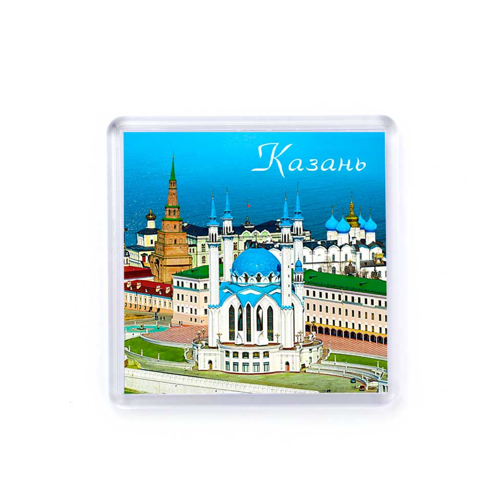 Магнит акрил 65х65 Казань