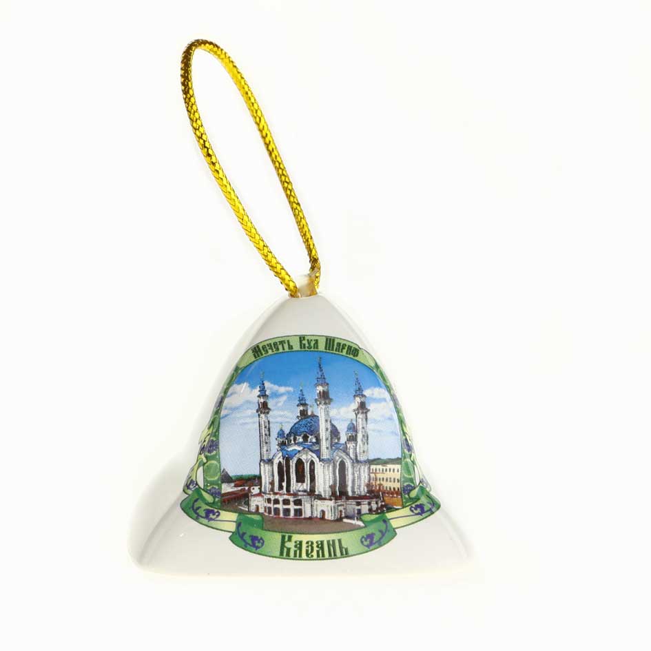 Колокольчик керамика квадратный маленький  Казань