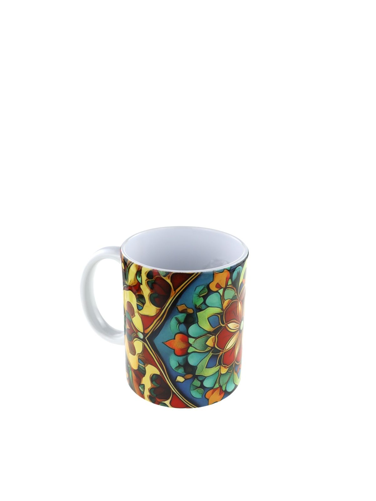 Керамическая кружка с татарским национальным орнаментом рисунок №1