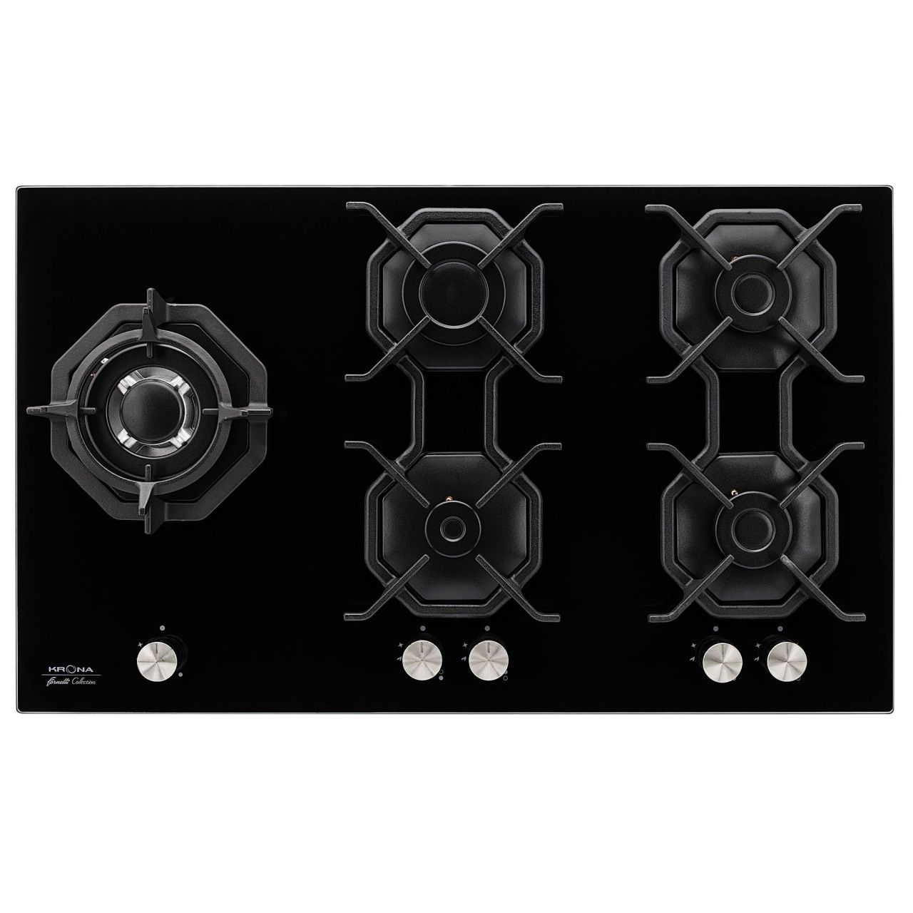 Газовая варочная панель KRONA GRANDE 90 BL Газовая варочная панель KRONA GRANDE 90 BL