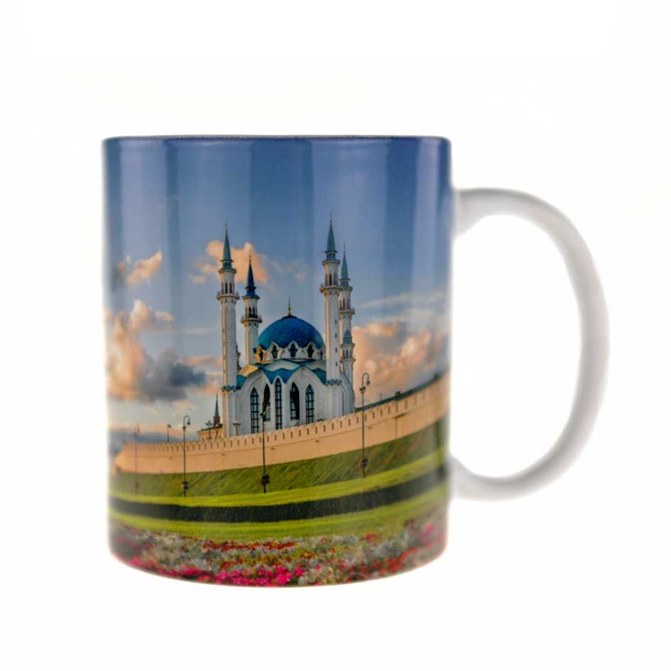 Кружка керамическая " Панорама Кул Шариф с цветами