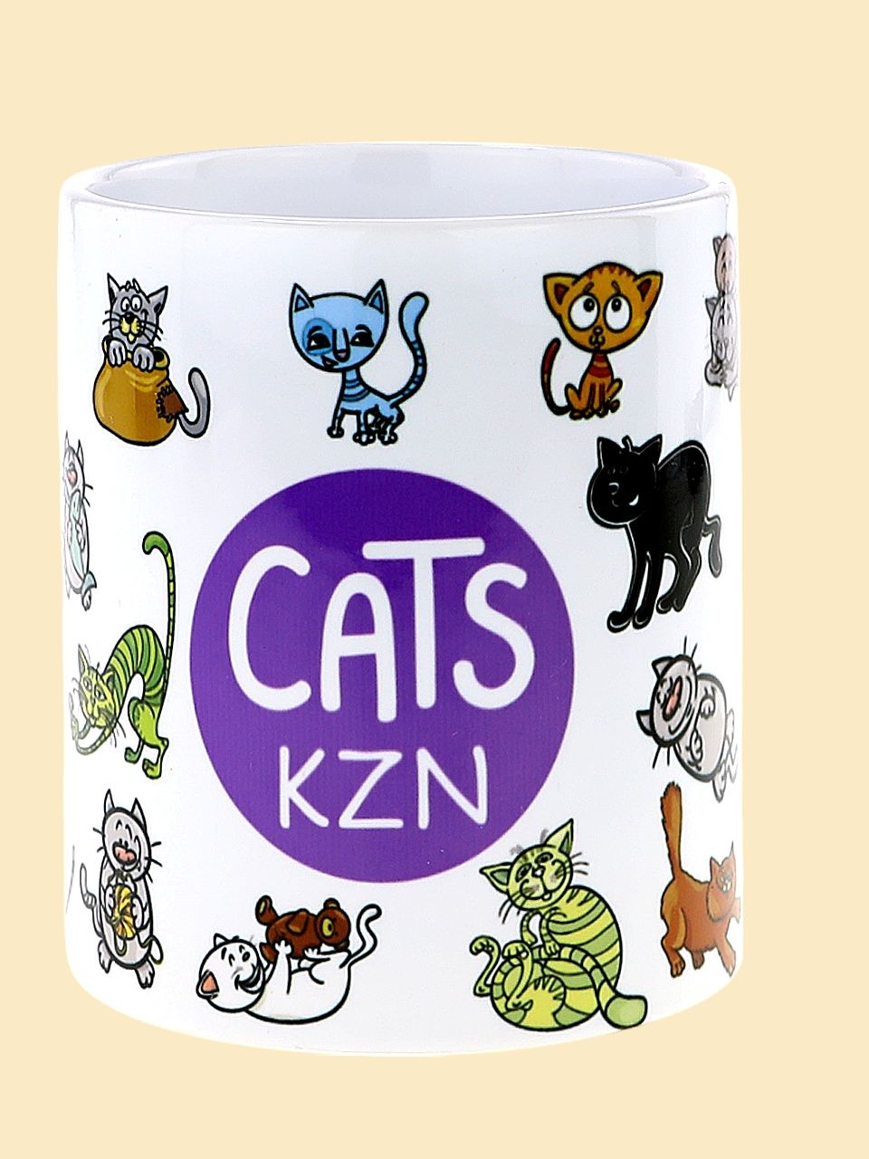 Кружка керамическая "CATS KZN"