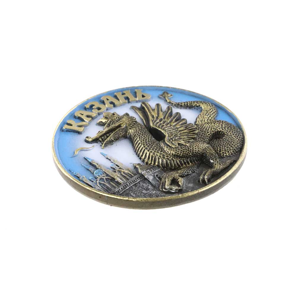 Магнит круг цвет Зилант 7см