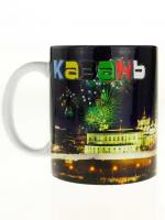 Кружка керамическая "Панорама Казанского кремля. Салют"