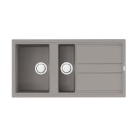 Кухонная мойка Omoikiri Kitagawa 100-2-GR Artceramic/leningrad grey Кухонная мойка Omoikiri Kitagawa 100-2-GR Artceramic/leningrad grey