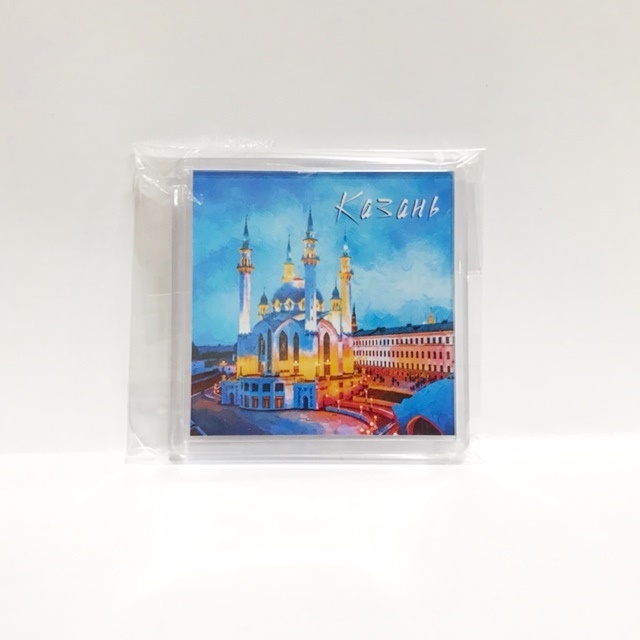 Магнит акрил 65х65мм Казань