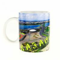 Кружка керамическая "Площадь тысячелетия города Казани"