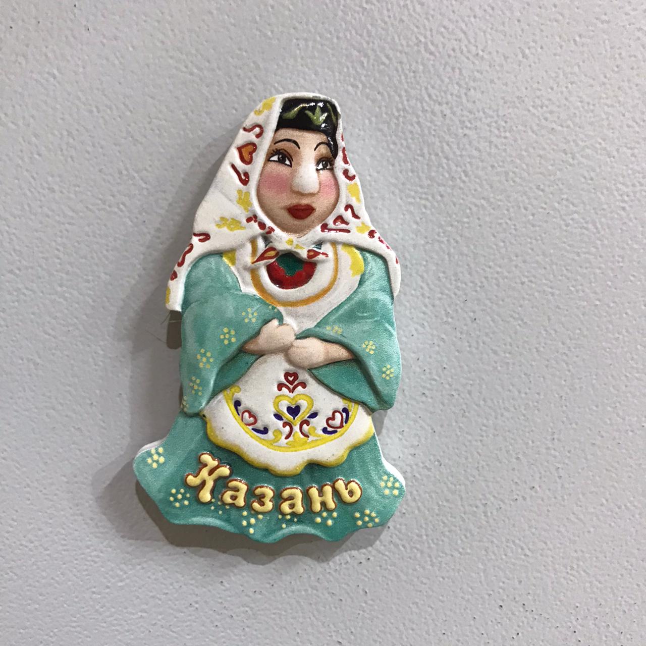 Магнит полист. Казань Эби зелен. WGp01-02-004