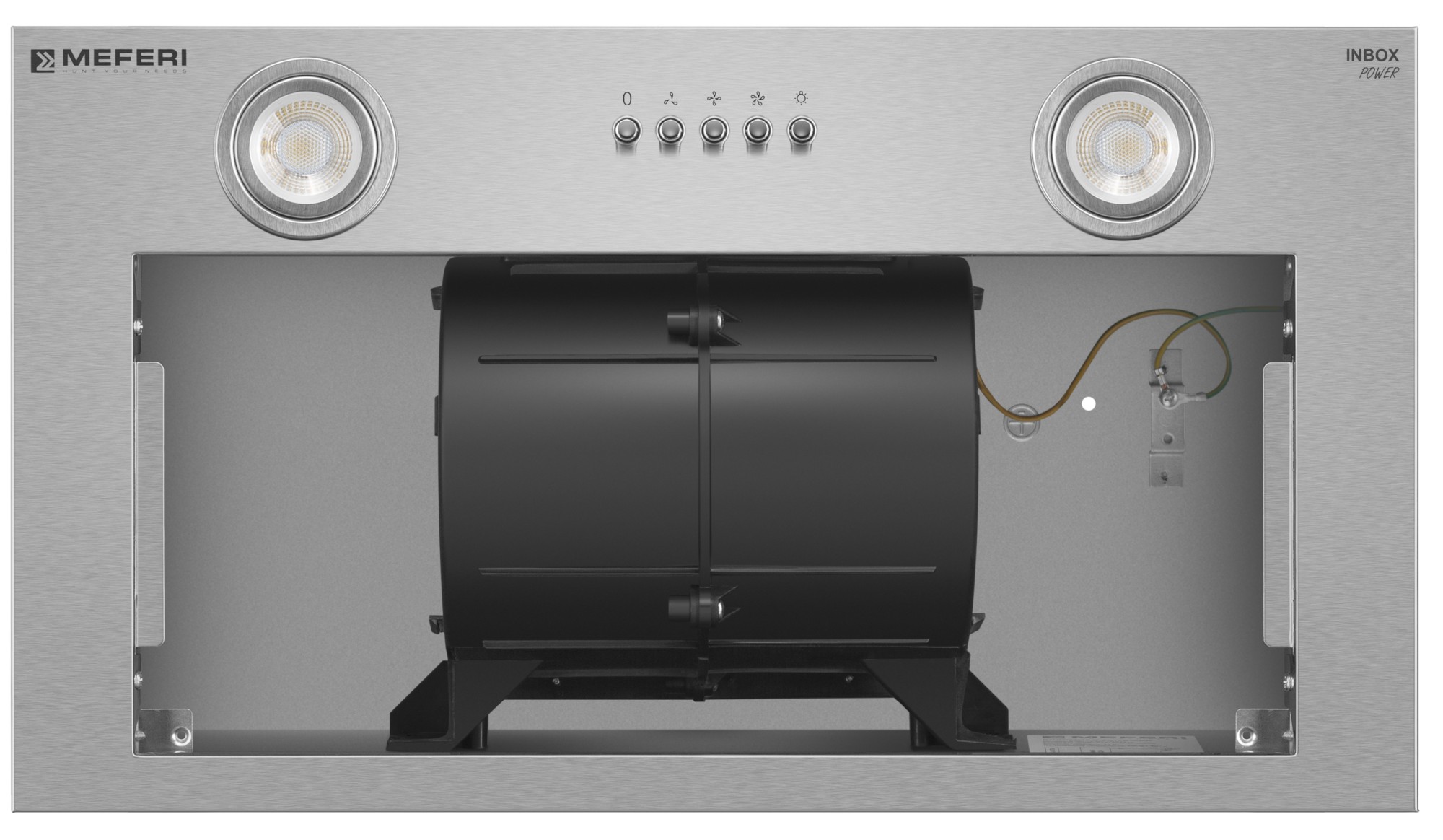 Вытяжка полновстраиваемая Meferi INBOX52IX POWER