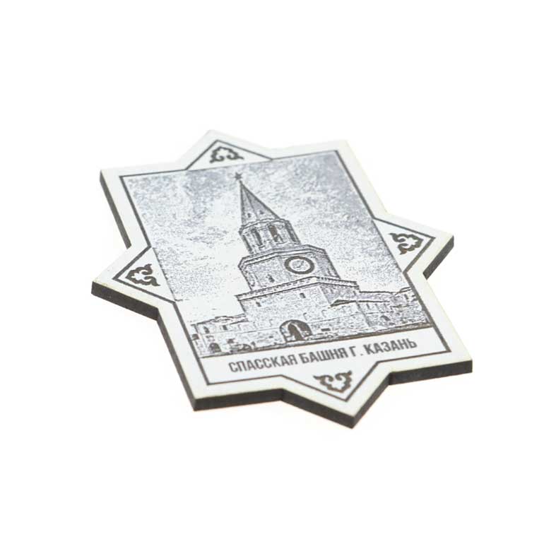 Магнит дерево хдф Спасская башня