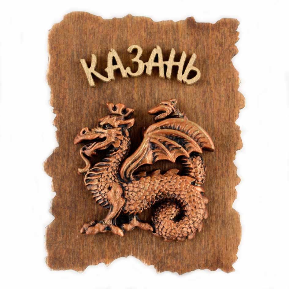 Магнит дерево мал. Зилант 7х9см