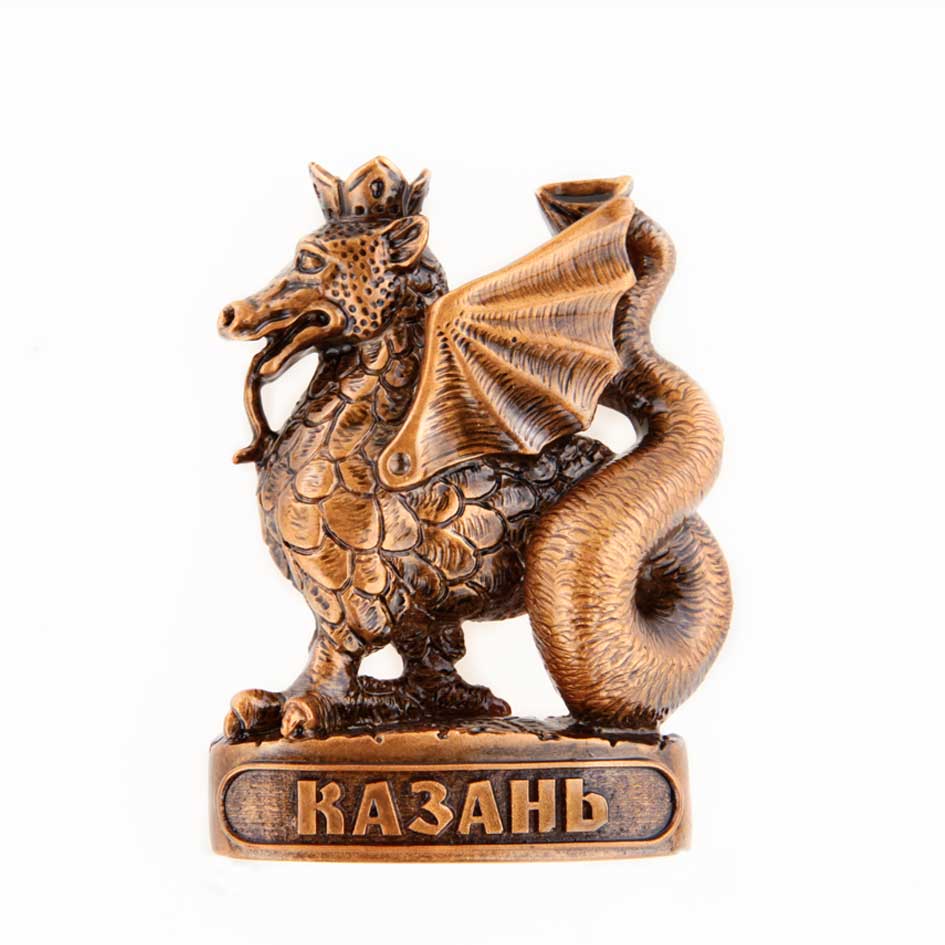 Магнит выпуклый Зилант 9,5см