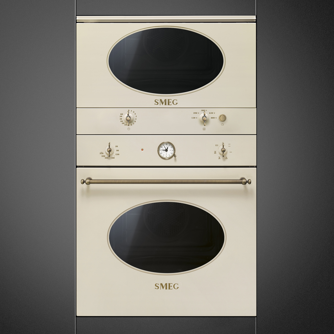 Духовой шкаф SMEG SF800PO Coloniale кремовый, 72 л, встраиваемый