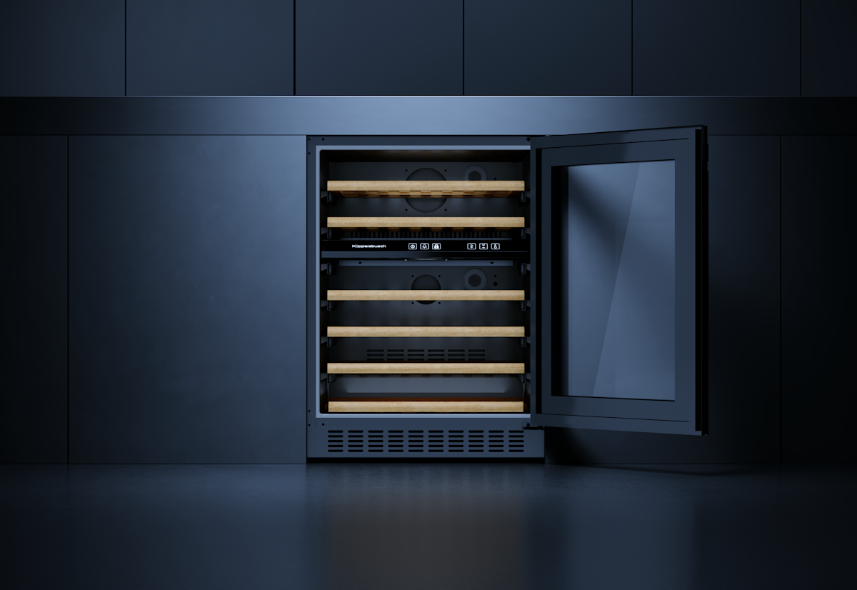 Встраиваемый винный шкаф Kuppersbusch FWKU 1851.0 S (46 бутылок)