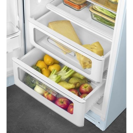 Отдельностоящий однодверный холодильник Smeg FAB28LPB5