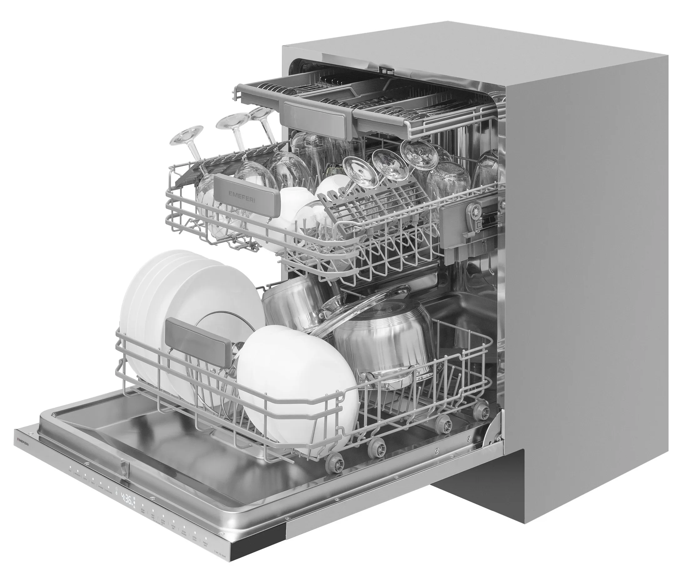 Посудомоечная машина встраиваемая Meferi с инвертором MDW6093 LUXE Посудомоечная машина встраиваемая Meferi с инвертором MDW6093 LUXE