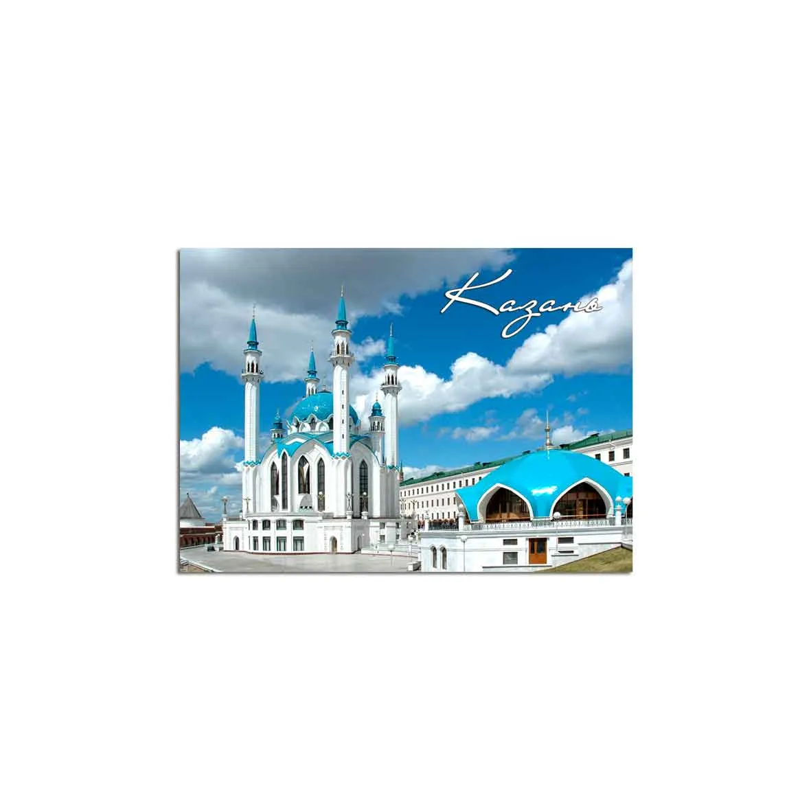 Магнит на холодильник Мечеть Кул-Шариф Казань 50х70 виниловый сувенир