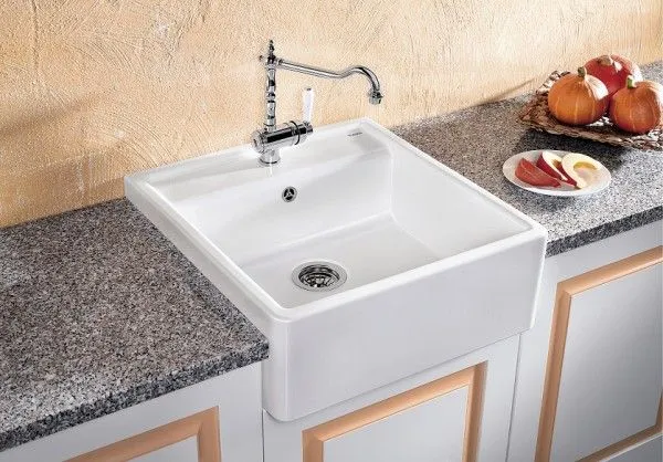 Мойка Blanco Panor 60 глянцевый белый с 2-мя отверстиями