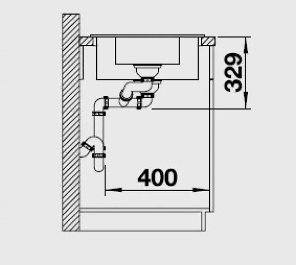 Мойка Blanco LEGRA 6S SILGRANIT жасмин