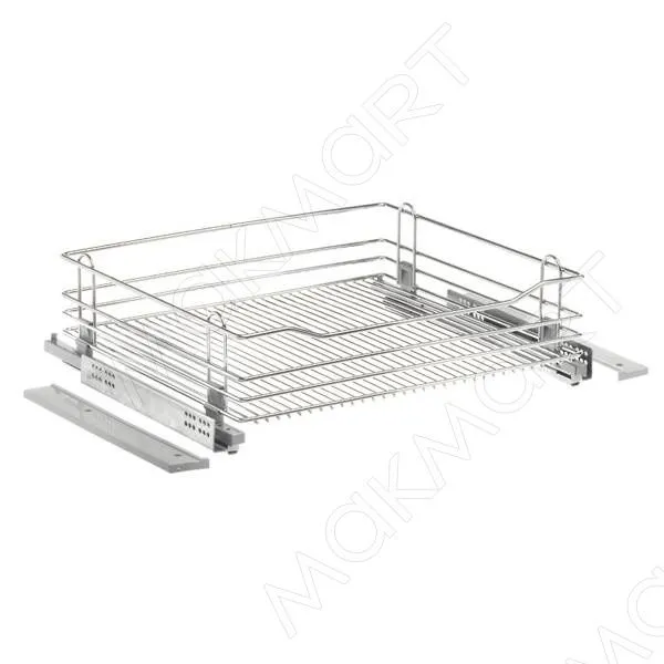 Сетка выдвижная с доводчиком Blumotion в базу 450, Н=170, с креплением к фасаду