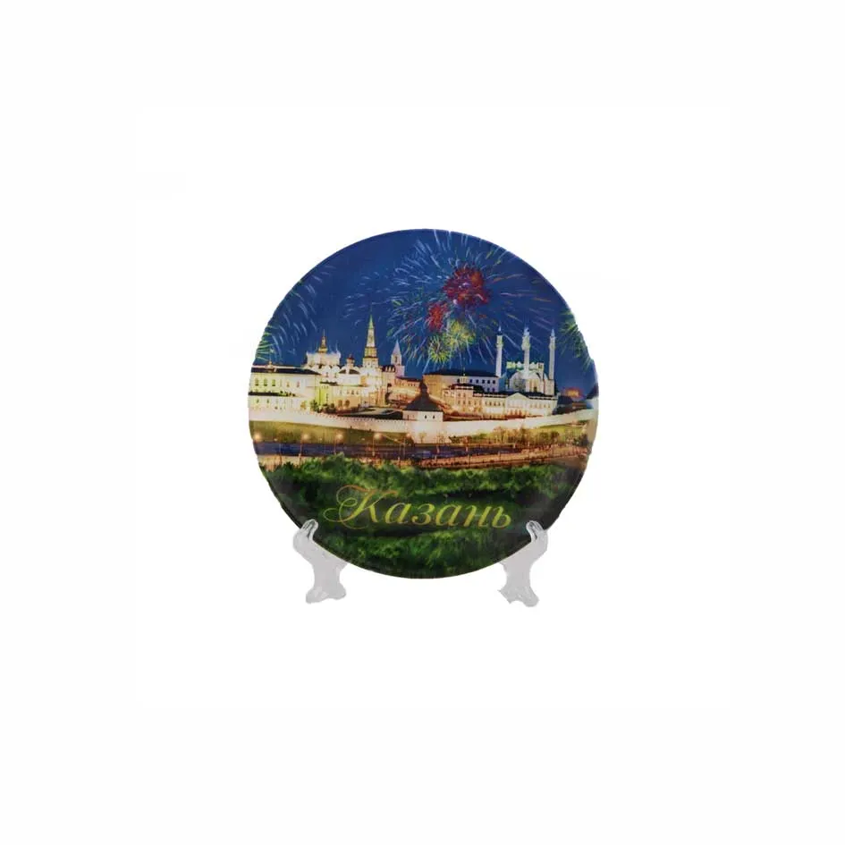 Магнит УФ тарелка 75 мм Салют 75_08