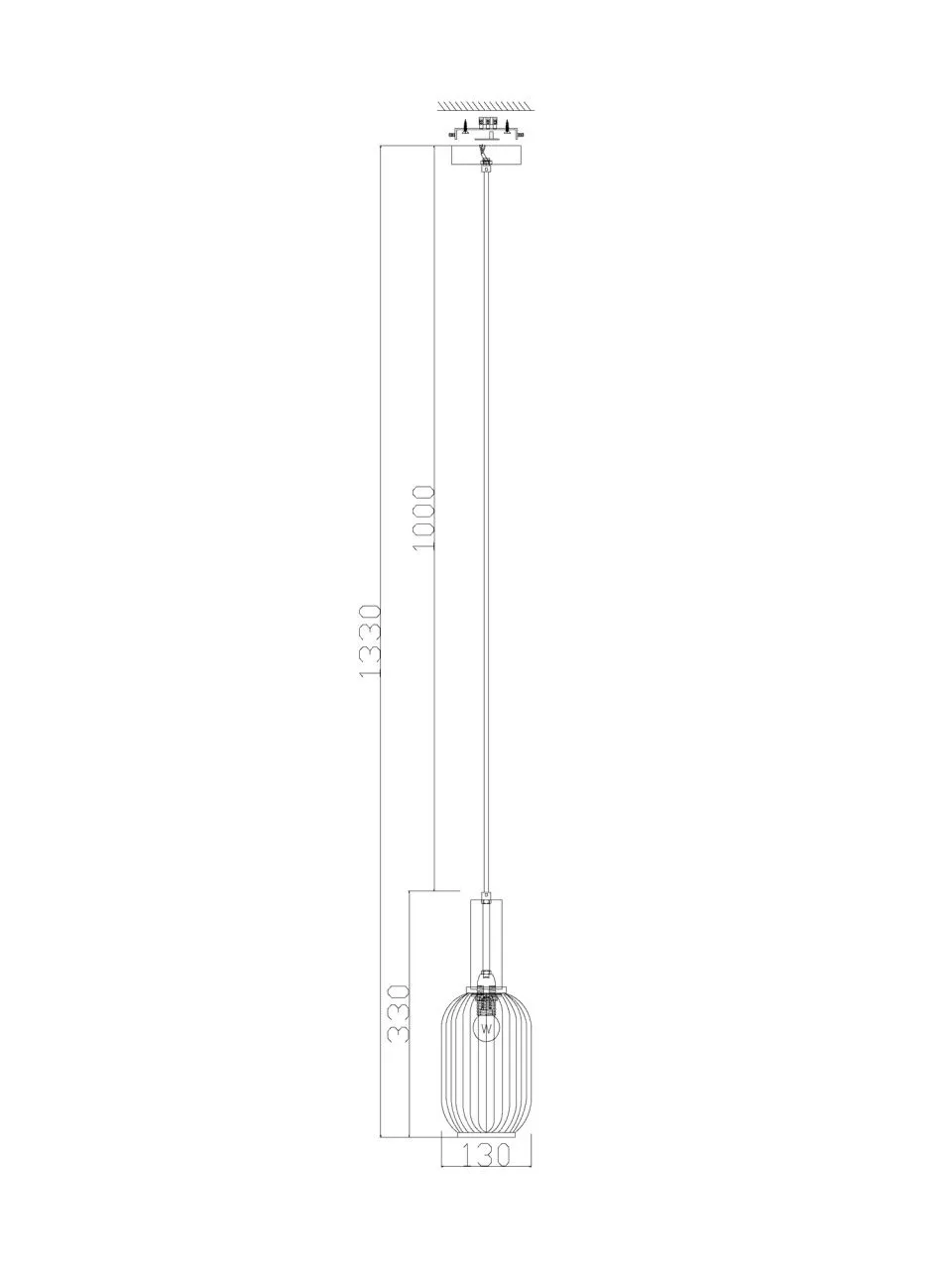 Подвесной светильник Freya FR8013PL-01AM Подвесной светильник Freya FR8013PL-01AM