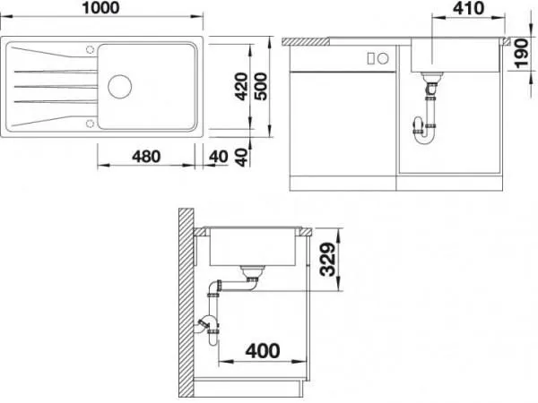 Мойка Blanco Sona 6 S жасмин