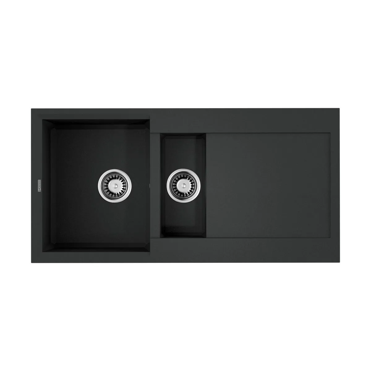Кухонная мойка Omoikiri Sakaime 100-2-BL Tetogranit/черный Кухонная мойка Omoikiri Sakaime 100-2-BL Tetogranit/черный