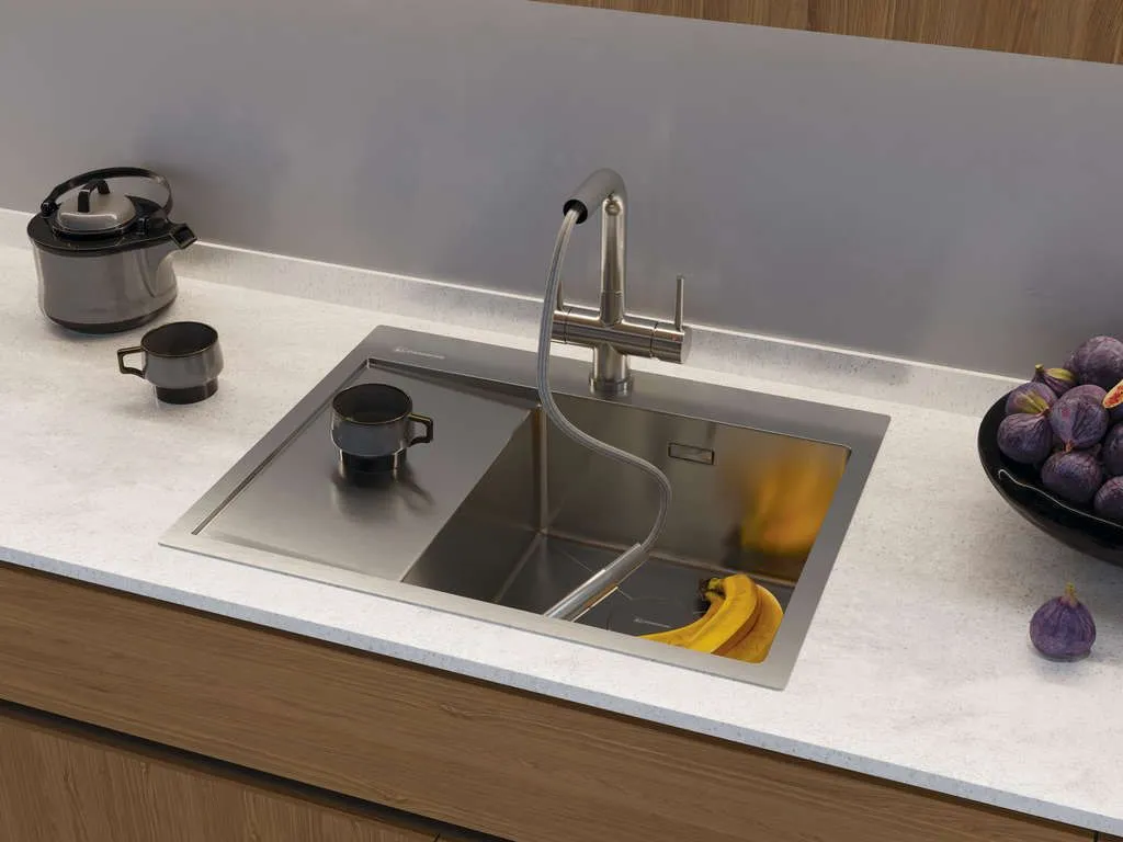 Мойка Omoikiri Akisame 65-LG-L светлое золото