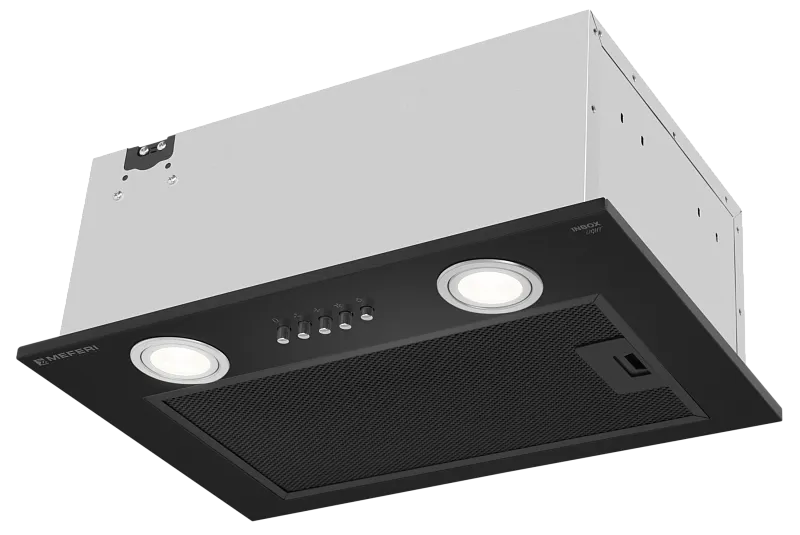 Вытяжка полновстраиваемая Meferi INBOX45BK LIGHT