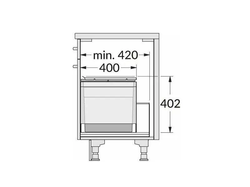 Встраиваемая система 54л Triple XL 600 Hailo 3631691