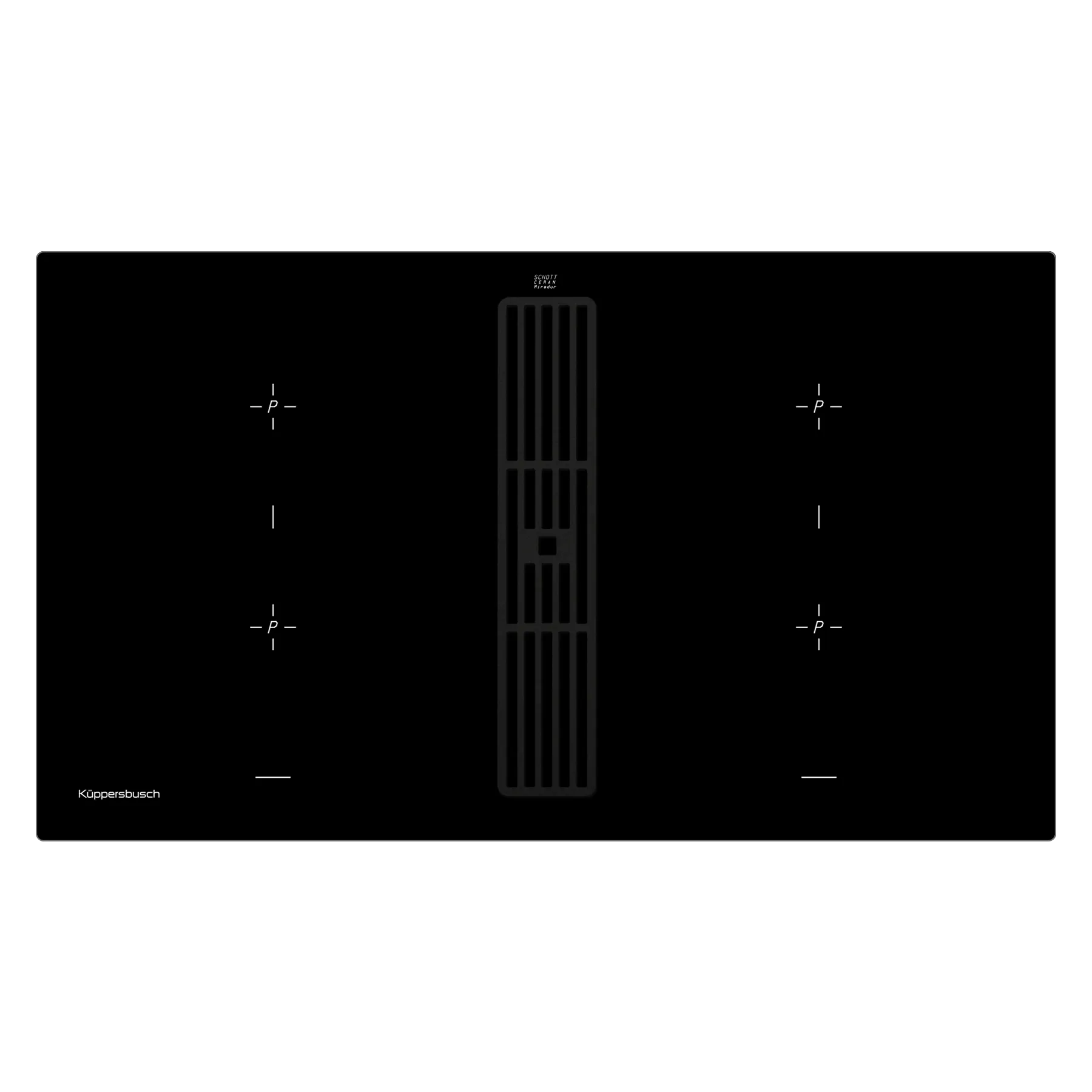 Индукционная варочная панель с вытяжкой Kuppersbusch KMI 9850.0 SR