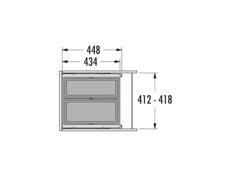 Встраиваемая система 38л Euro-Cargo-S Hailo 3610811