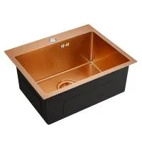 Кухонная мойка EMAR EMB-115 PVD Nano Coppery, цвет Медь, нерж. сталь 1.2 мм