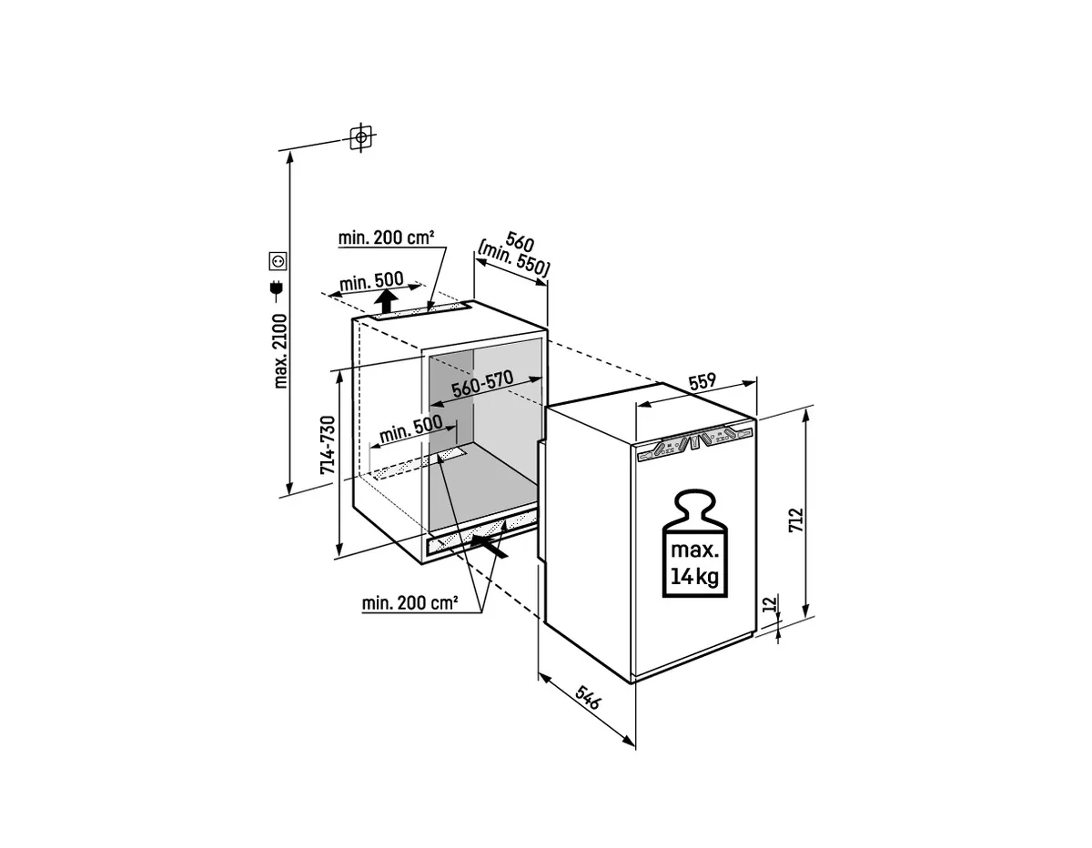 Встраиваемая морозильная камера Liebherr IFNd 3503