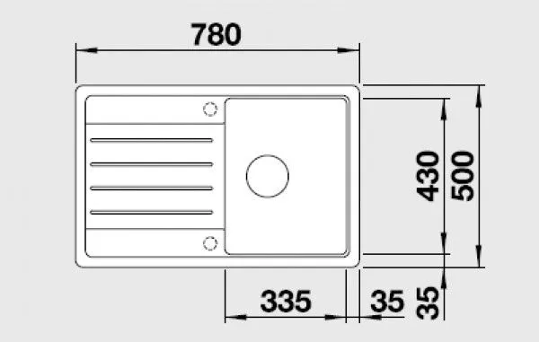 Мойка Blanco Legra 45S шампань