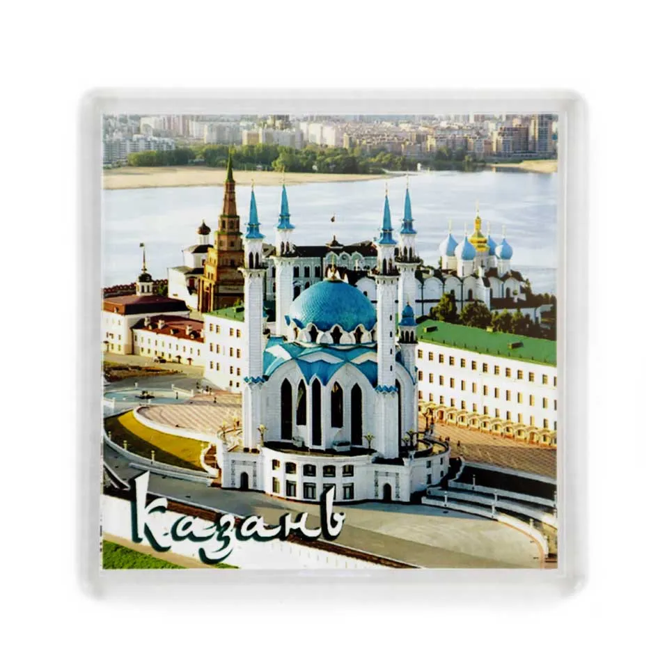 Магнит акрил 65х65 Казань