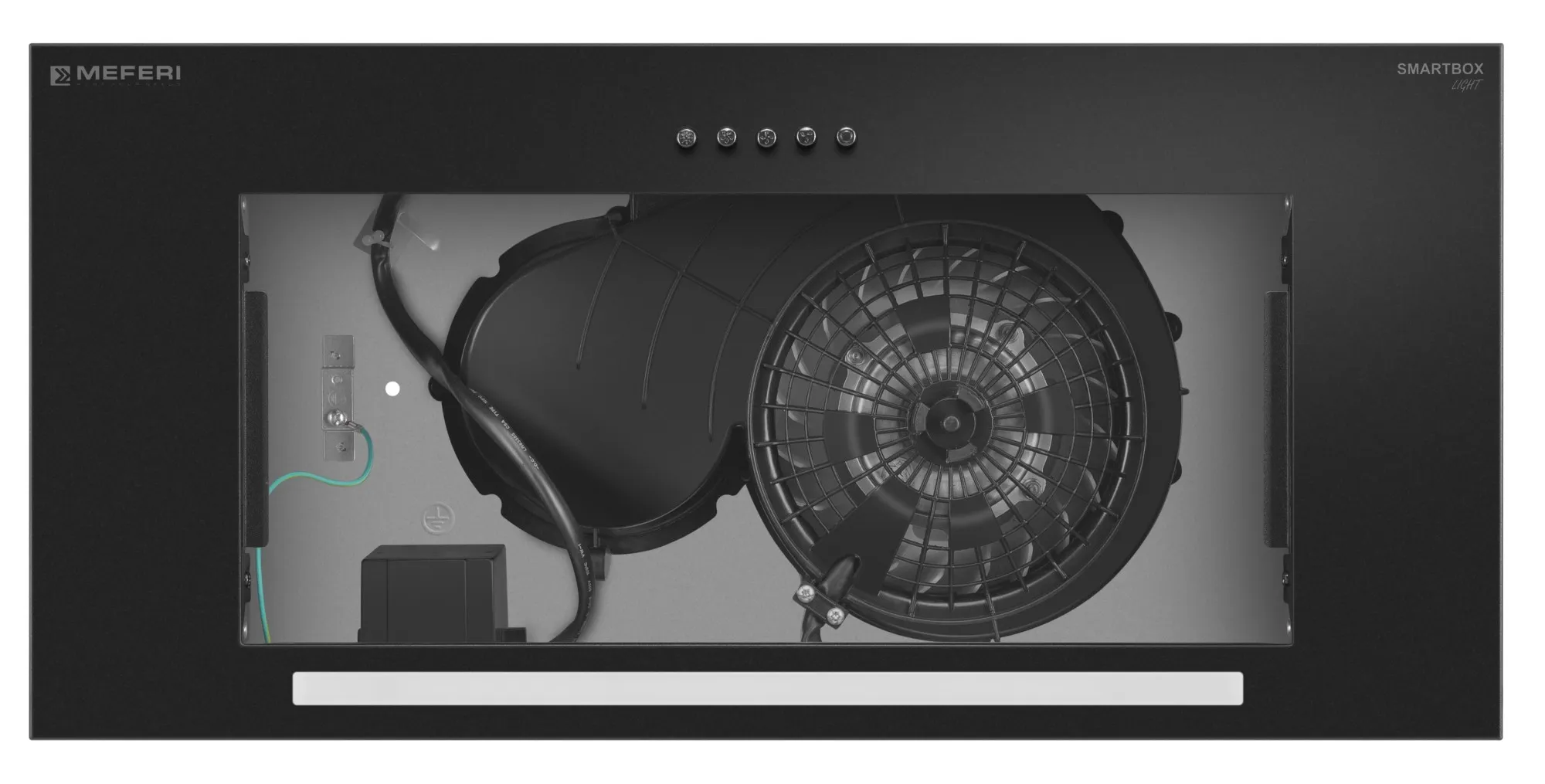 Вытяжка полновстраиваемая Meferi SMARTBOX60BK LIGHT