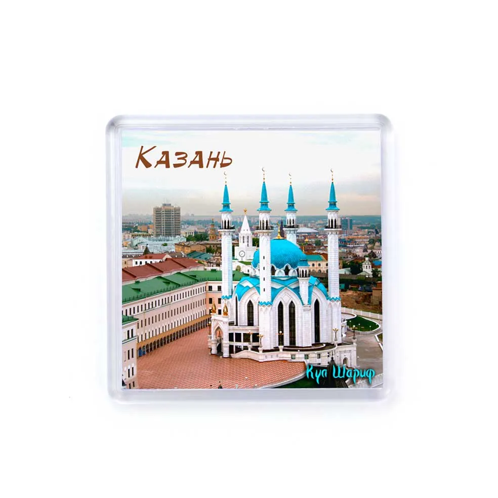 Магнит акрил 65х65 Казань