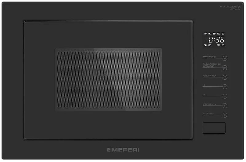 Микроволновая печь встраиваемая Meferi MMO6025BK MATT ULTRA