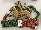 Магнит JK02-02-003 карта Барс латунь