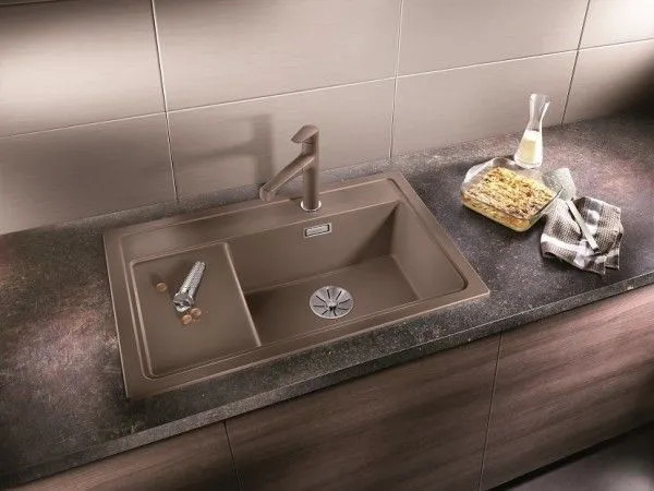 Мойка Blanco ZENAR XL 6S Compact алюметаллик чаша справа, доска стекло c кл.-авт. InFino